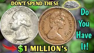 Most Valuable  1966 Washington quarter dollar and 1983 One  Pound Coins Look For This!