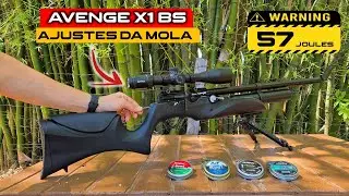 POTÊNCIA MÁXIMA E MÍNIMA DA CARABINA AVENGE X1 BS 5.5