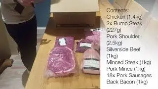 Unboxing - Great British Meat Co.
