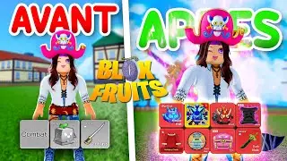 J'AI AMÉLIORÉ LE COMPTE de ma FANGIRL sur BLOX FRUITS  !! (Blox Fruits #197)