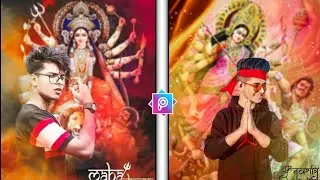 PicsArt Navratri Photo Editing Tutorial 2020 || Durga Puja Photo Editing || Festival Editing 2020
