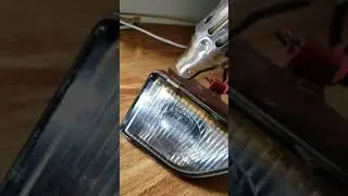 DSM 98 eagle talon fog light restoration glass repair