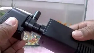 How to use SOBO aquarium filter - demo video
