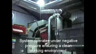 Hay Bale Breaker and de-dusting system