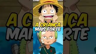 Esse era o Chap&eacute;u de Palha mais forte em sua vers&atilde;o crian&ccedil;a!🇧🇷 #onepiece #luffy #zoro