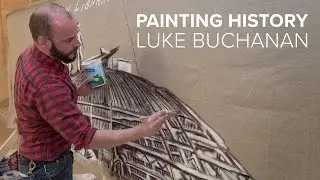 Painting History: Artist Luke Buchanan on his Wilson Library mural