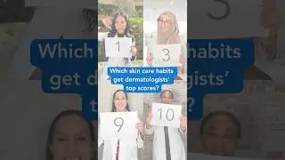 Дерматологи оценивают привычки ухода за кожей #уходзакожей #советыдерматолога