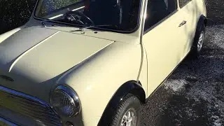 Painting a car with a roller