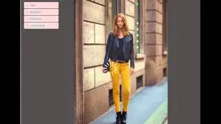 fashion clothing tagging interface