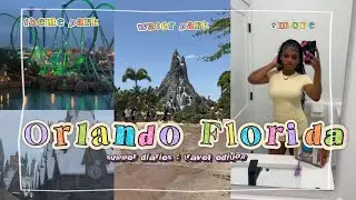 SUMMER DIARIES : ORLANDO TRAVEL VLOG☀️ Volcano Bay, Island of Adventurous, Slingshot + more !! ꨄ