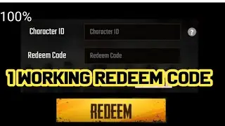 TODAY NEW REDEEM CODE PUBG MOBILE ! 1 Redeem Codes Rewards | PUBG REDEEM CODE TODAY 2022