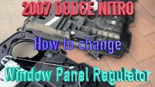 2007 Dodge Nitro how to replace Window panel Regulator