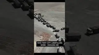 Tata tent city landfilling work - Dholera SIR  #dholerasmartcity #investment #investmentideas
