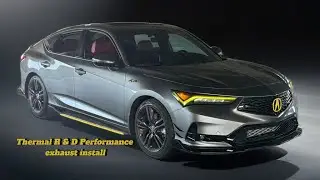 Установка высокоэффективной выхлопной системы в Acura Integra от Thermal R & D Performance.