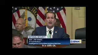 Ranking Member Himes Gives Opening Remarks at HPSCI Open Panel with Former Members