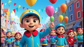 Ten Little Ships Sailing the Sea | Counting Song for Kids | Nautical Adventure Nursery Rhyme