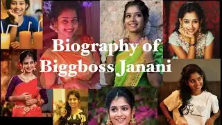 Biography of Biggboss Janani #biggboss6tamil #janani #biggbosslive #biggbossunseenepisode #biggboss