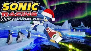 Winter Levels in Sonic Racing Games