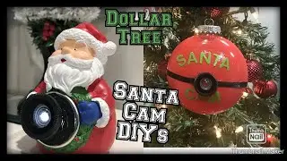Dollar tree Santa cam diy / dollar tree Santa cam ideas / perfect for Christmas 🎄 🎅 📷