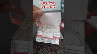 gmc sierra papercraft #gmc #sierra #papercraft #papercar #gmt800