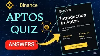 Binance Aptos Quiz Answers | Binance Academy learn and earn quiz answers