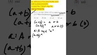 ISI MTech CS PCA 2025 Q18 Solved! Step-by-Step Solution & Final Answer #ISIMTech2025 #PCA #CSAnswer