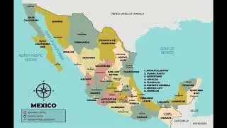 Mapas de la Rep&uacute;blica Mexicana (Im&aacute;genes)