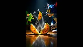 🍈 AI Tom & Jerry Jackfruit Cutting ASMR