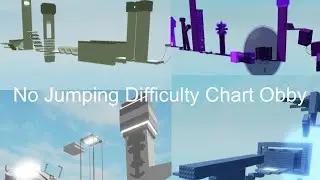 (Mobile) No Jumping Difficulty Chart Obby - Stages 1-205 (No Skips Used)