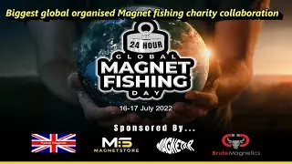 Biggest global organised Magnet fishing charity collaboration. #globalmagnetfishing