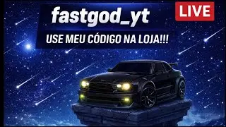 LIVE DE ROCKET LEAGUE | Jogando rank! CODIGO  fastgod_yt Na loja!!!