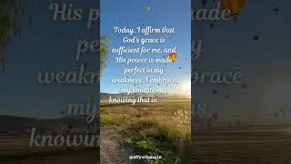 Affirmation: God's Grace Is Sufficient 🙏