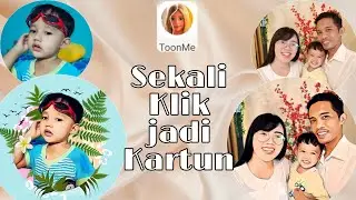 VIRAL!  Cara Merubah Foto menjadi Kartun Sekali klik! II Aplikasi Toonme II Toonme challenge
