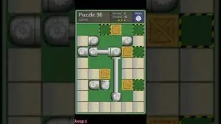 Pushing Machine (Genius) Level Puzzle 96 - Perfect Solution