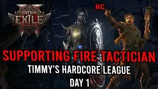 Timmy's Hardcore Private League Day 1 - Supporting Fire Tactician - Live Stream