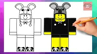Как нарисовать коалу из 99 ночей в лесу | Урок рисования в Roblox