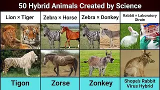Top 50 Hybrid Animals Created by Science | Real Crossbreeds You Won&rsquo;t Believe Exist