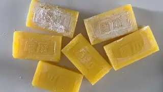 ASMR cutting dry soap/oddly carving soap/satisfying relaxing crunchy sounds/Crushing soap ASMR #4483