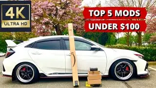 Top 5 Mods under 100 for 10th Gen Honda Civic