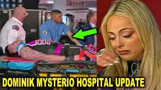Dominik Mysterio Sad Hospital Update After Injury by Rey Mysterio at WWE Show as Liv Morgan Cries