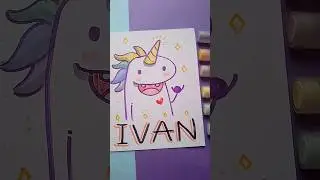 DIBUJE este FLORK Especial de Unicornio para IVAN 🦄✍🏽 #shorts