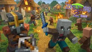 &iexcl;HORDAS VIKINGAS EN MINECRAFT!! /ZombieLand #35