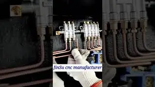 Install CNC machine lubricating oil pipes.#CNCmachine #CNCmachining #cnc #machine #fyp #cncmilling