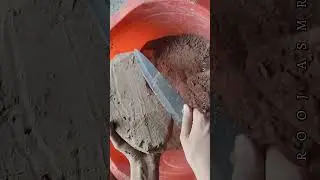 Dirt Shaving🔪#asmr #shorts  #sandcement #satisfying #cement #concrete #shaving #viral #dusty #dirt