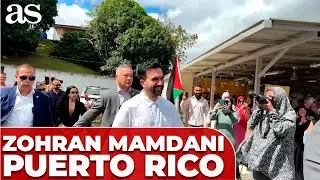 TEARS and CHEERS as ZOHRAN MAMDANI VISITS MOSQUE in PUERTO RICO | INCREDIBLE MOMENT