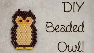DIY Bead Owl Brick Stitch Charm ¦ The Corner of Craft