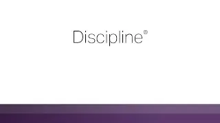 Discipline - Learn more about your innate talents from Gallup's Clifton StrengthsFinder!