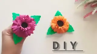 How to make a beautiful gerbera flower / foam sheet / DIY foamiran