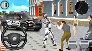 Police Car Chase Gameplay | Catching Criminals & High Speed Chase in City | Action Simulator
