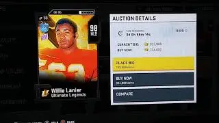 Willie lanier 98 overall madden20